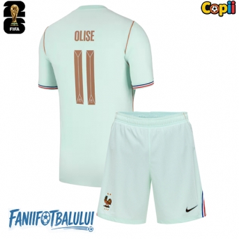 Franța Michael Olise #11 Echipament de Fotbal Replică Mondial 2026 Copii Deplasare (+ Șorturi)